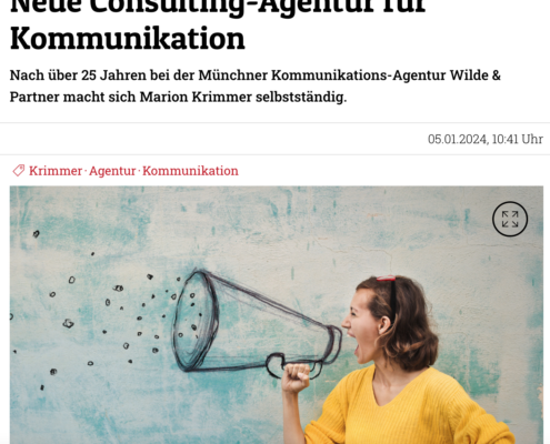 Neue Consulting-Agentur für Kommunikation